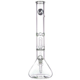 LA Pipes 16” 5mm Thick Showerhead Perc Beaker Bong