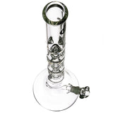 LA Pipes 24” 5mm Thick Triple Showerhead Perc Beaker Bong