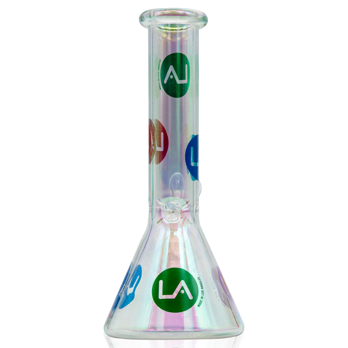 LA Pipes 9” Champagne Disco Beaker Bong 🌿🍯