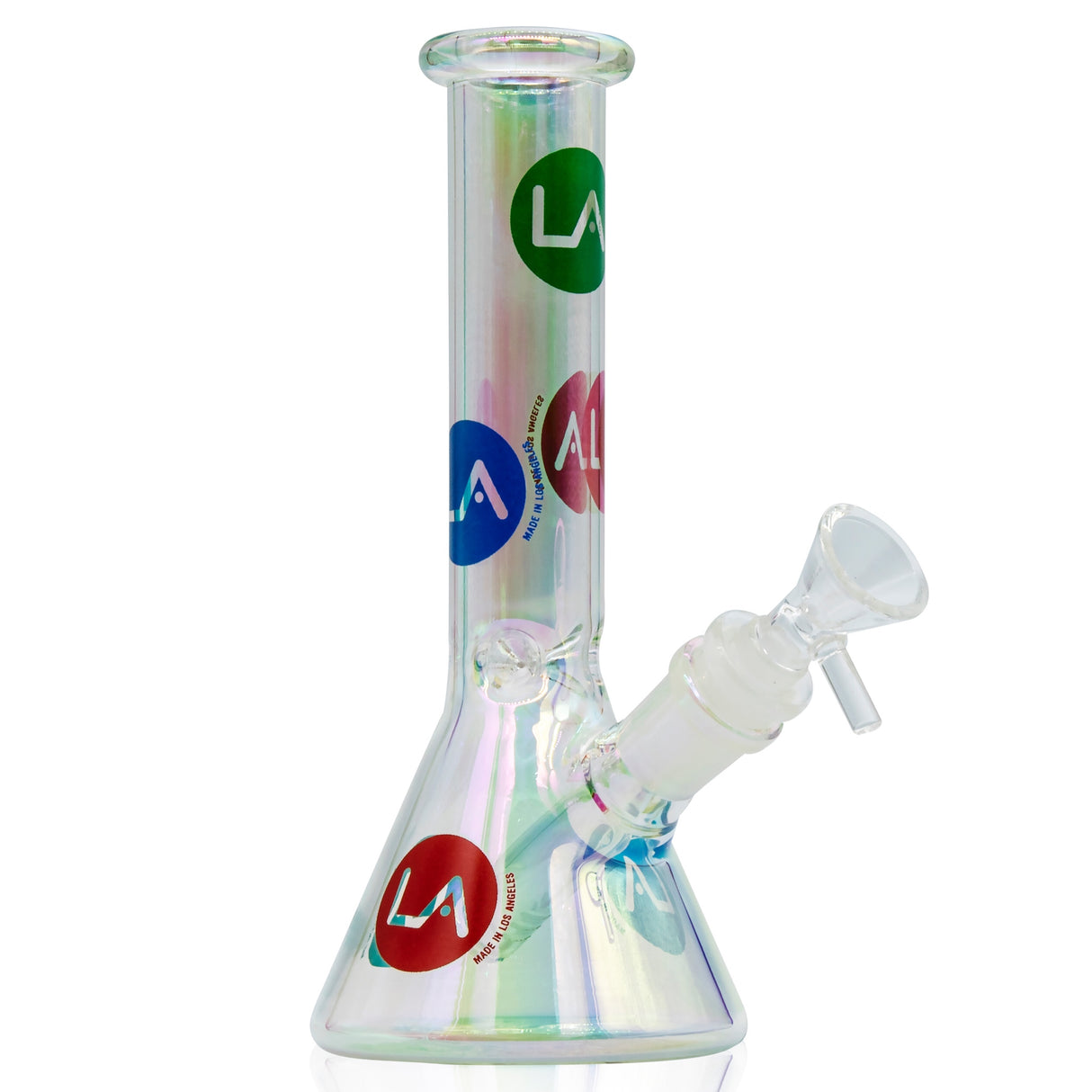 LA Pipes 9” Champagne Disco Beaker Bong 🌿🍯