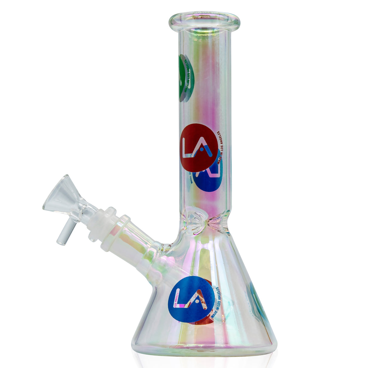 LA Pipes 9” Champagne Disco Beaker Bong 🌿🍯