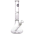 LA Pipes 12” Single Showerhead Perc Beaker Bong