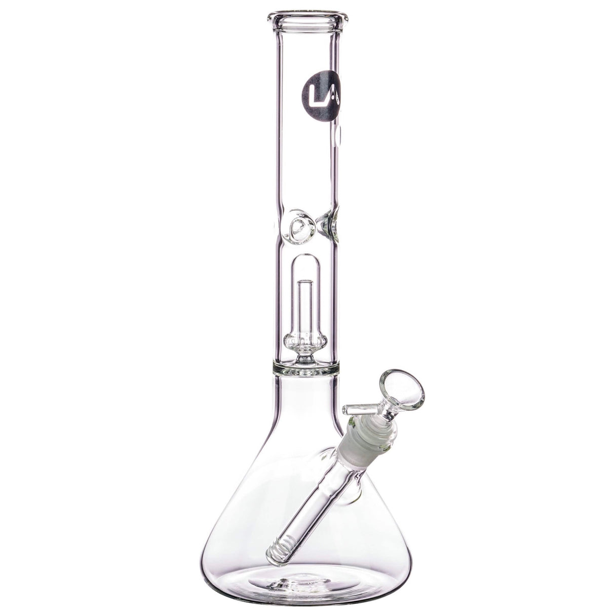 LA Pipes 12” Single Showerhead Perc Beaker Bong