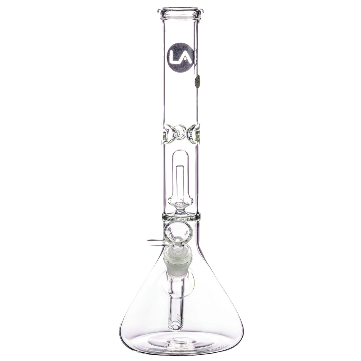 LA Pipes 12” Single Showerhead Perc Beaker Bong