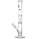 LA Pipes 12” Single Showerhead Perc Straight Tube Bong