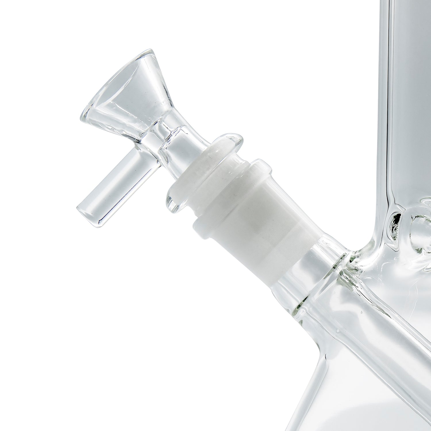 LA Pipes 8” Color Accented Mini Beaker Bong