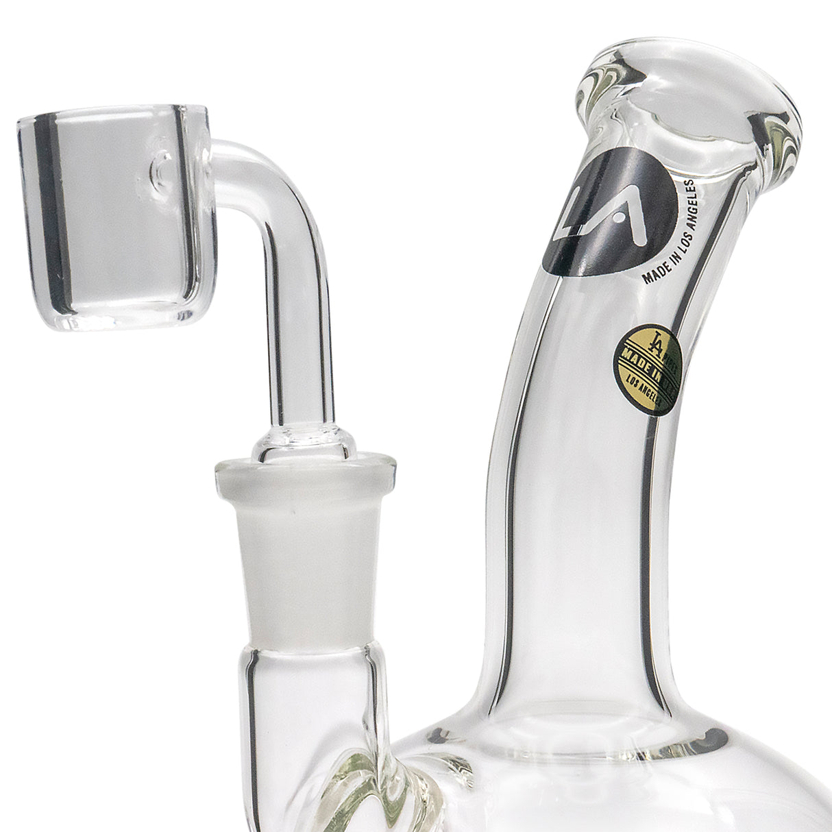 LA Pipes 7” Heavy Mini Pedestal Dab Rig