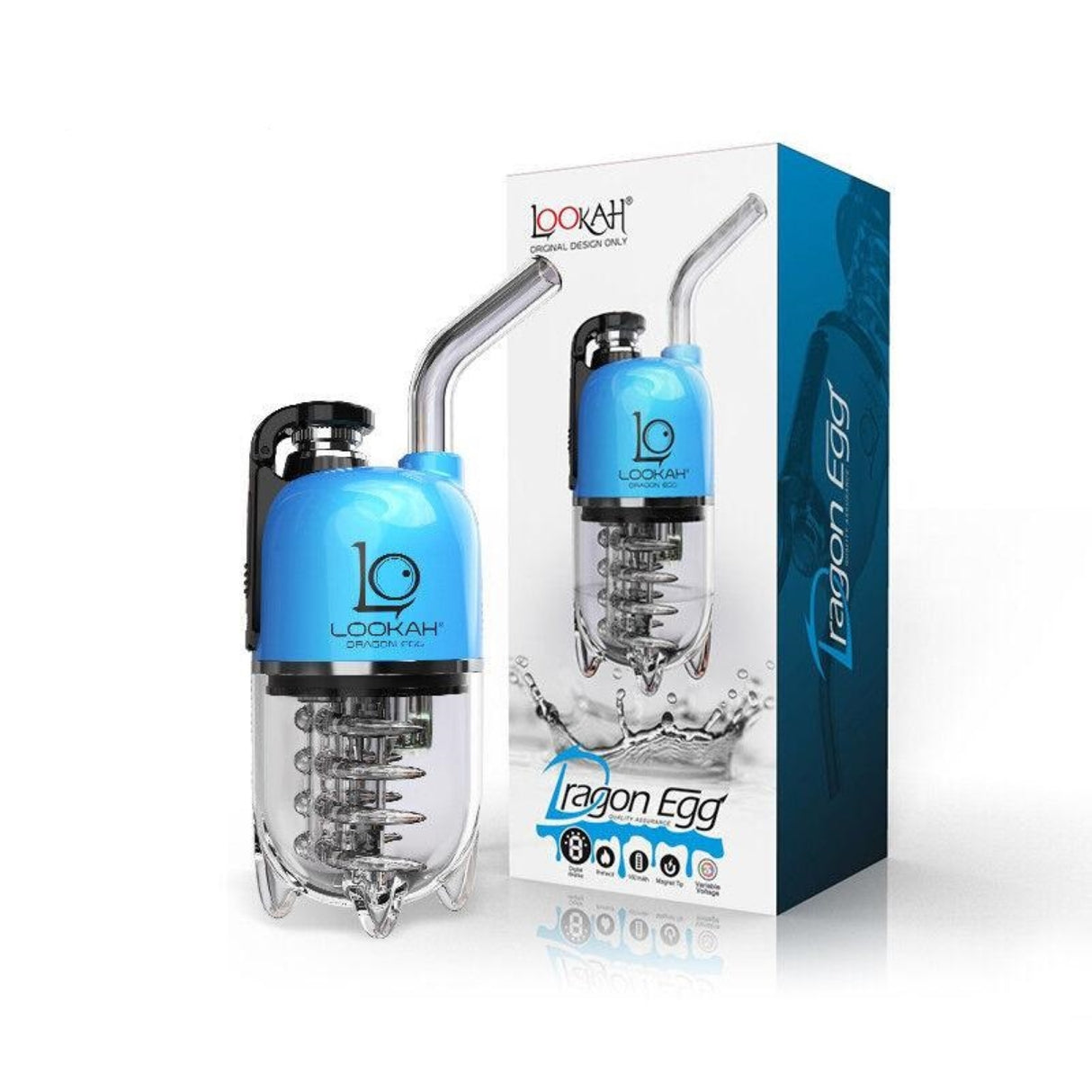 Lookah Dragon Egg Electric Dab Rig Blue