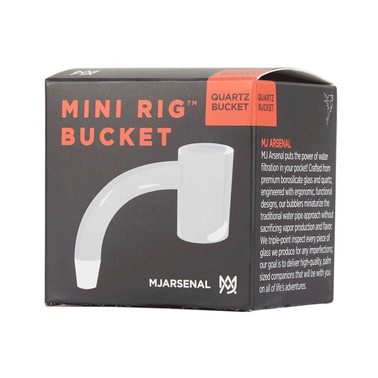 MJ Arsenal Mini Rig Quartz Bucket - 10mm Male 