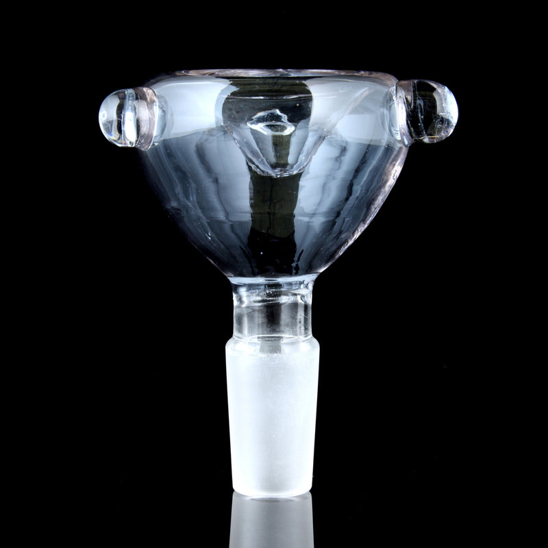 Simple Round Glass Water Pipe Bowl Piece 