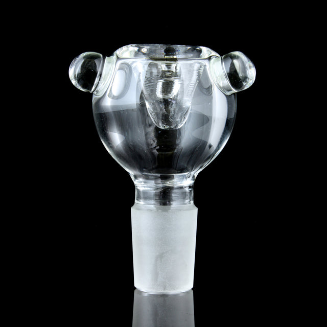 Simple Round Glass Water Pipe Bowl Piece 