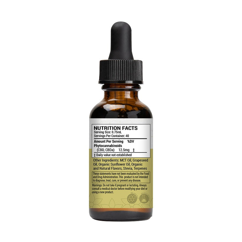 Tasty Drops Hemp Oil Tincture (1oz, 500mg CBD)💧