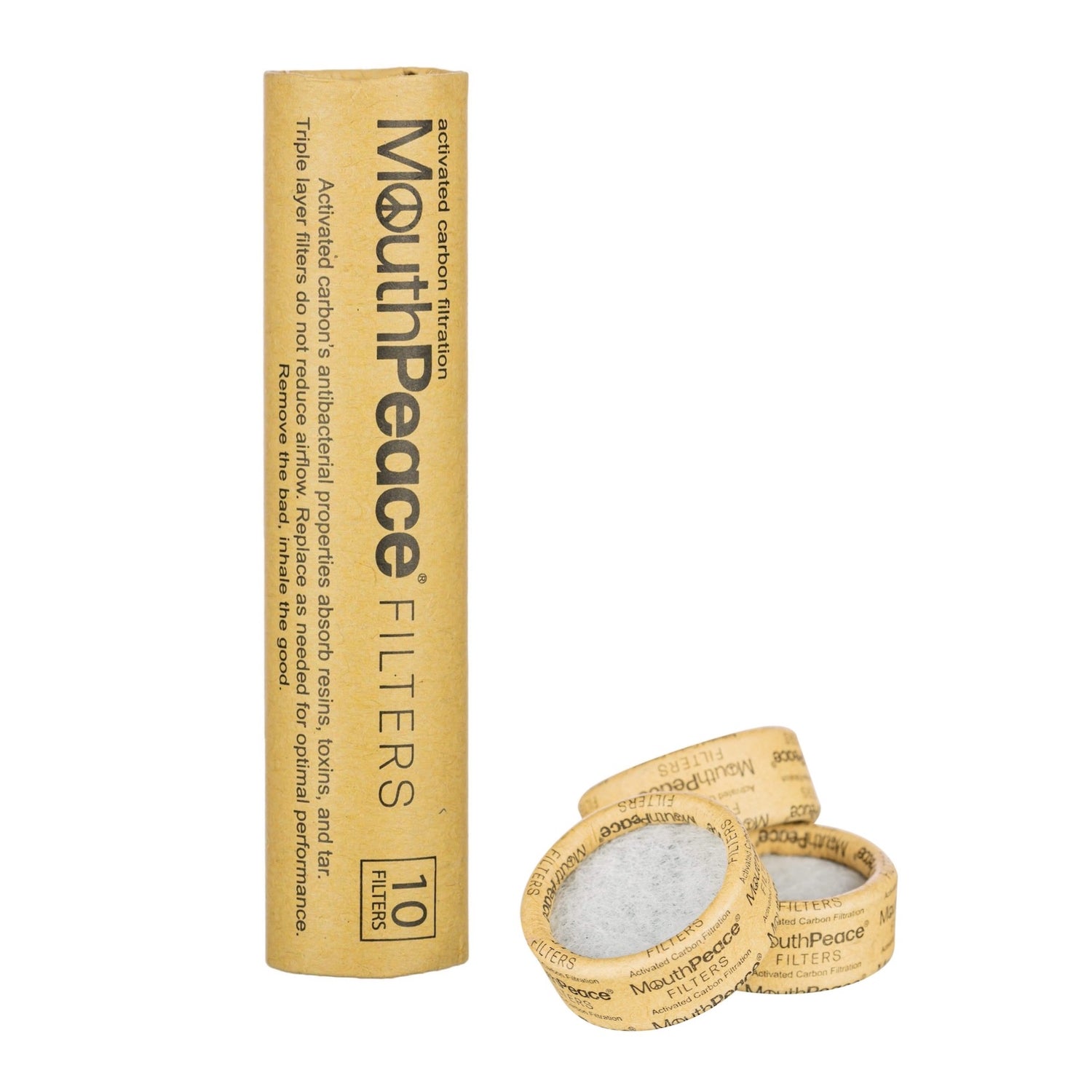 MouthPeace 2.0 Replacement Carbon Filters - 10 Pack