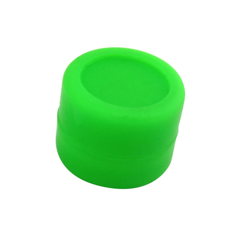 Silicone container jar wax container 50ml rectangle 2 pits assorted color silicone  container for dabs silicone containers wax silicone jars dab containers