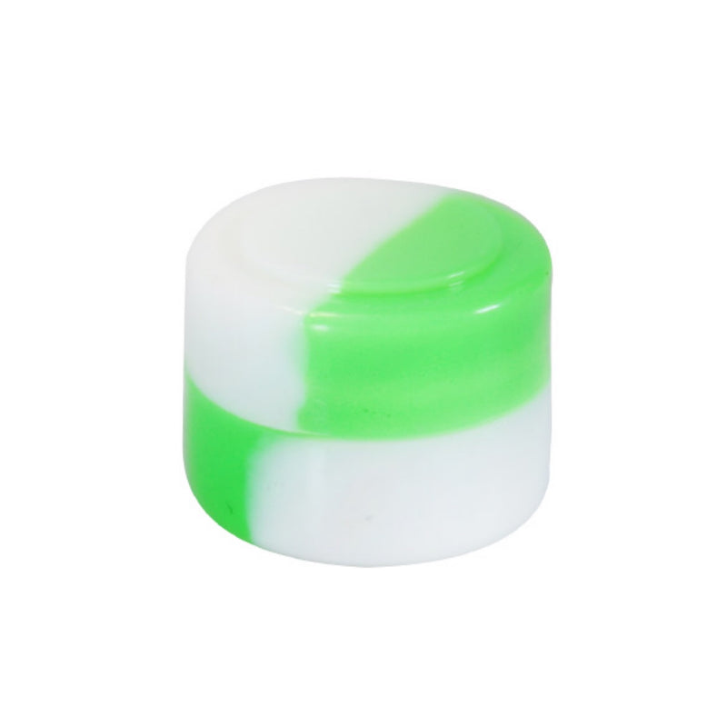 Silicone container jar wax container 50ml rectangle 2 pits assorted color  silicone container for dabs silicone containers wax silicone jars dab