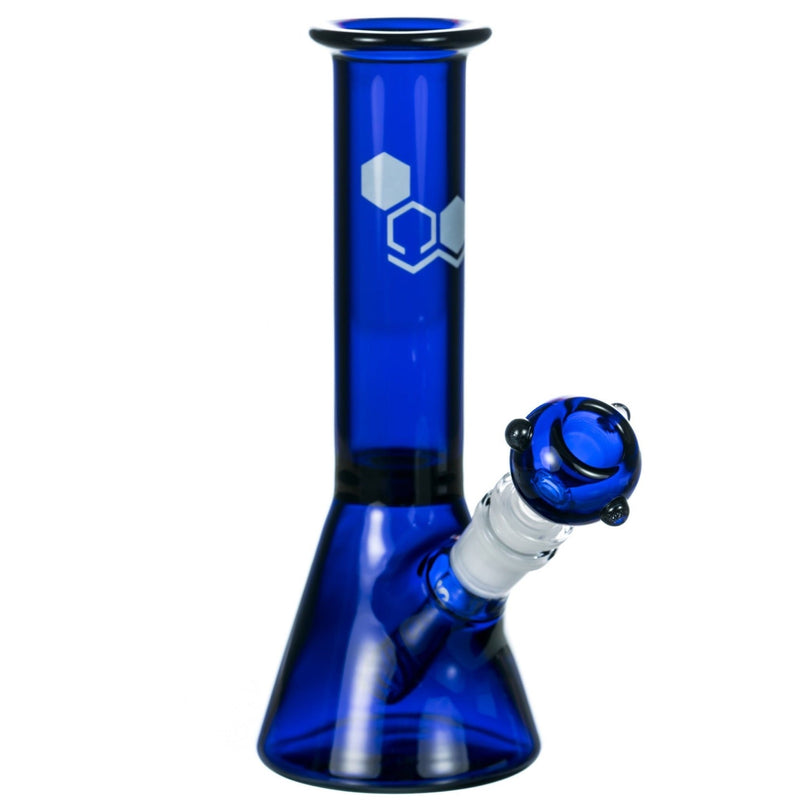 Nucleus “Basics” Water Pipe - 8” Full Color Beaker Bong 