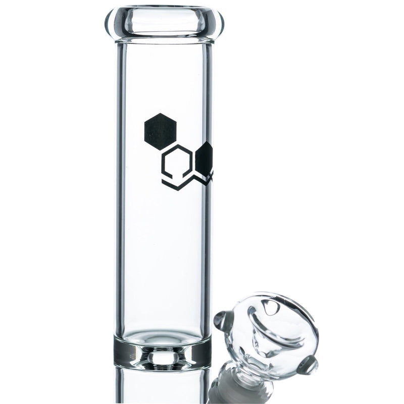 Nucleus 12” Clear Glass Buoy Base Water Pipe 