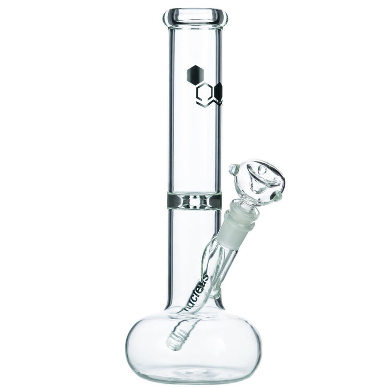 Nucleus 12” Clear Glass Buoy Base Water Pipe 
