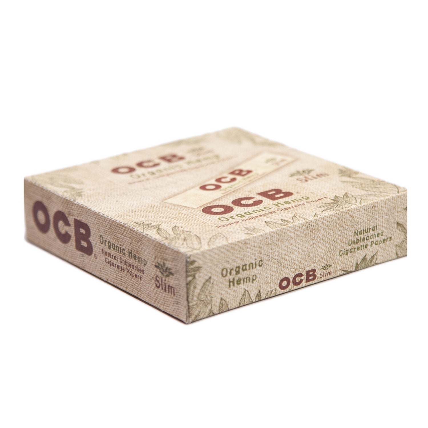 OCB King Slim Unbleached Organic Hemp Rolling Papers 