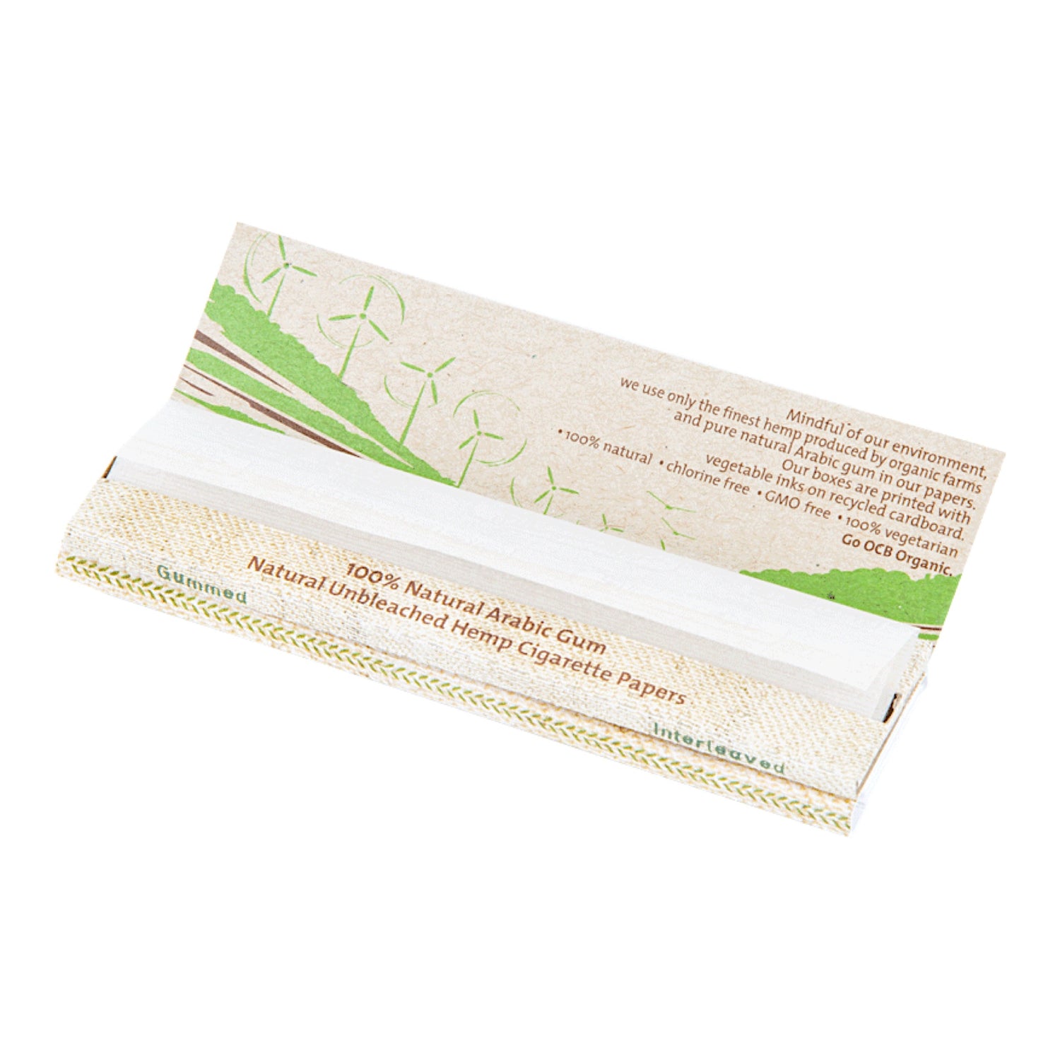 OCB King Slim Unbleached Organic Hemp Rolling Papers 