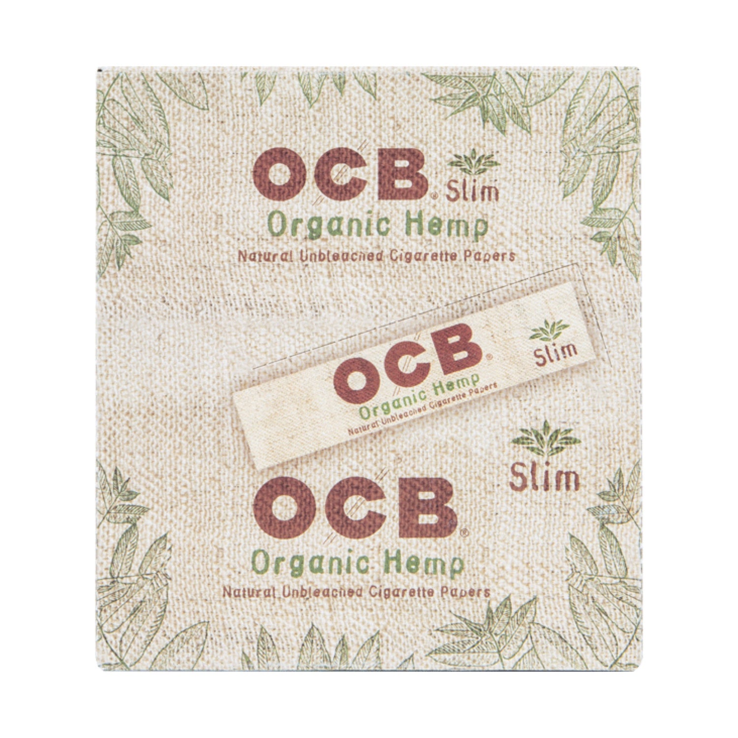 OCB King Slim Unbleached Organic Hemp Rolling Papers 