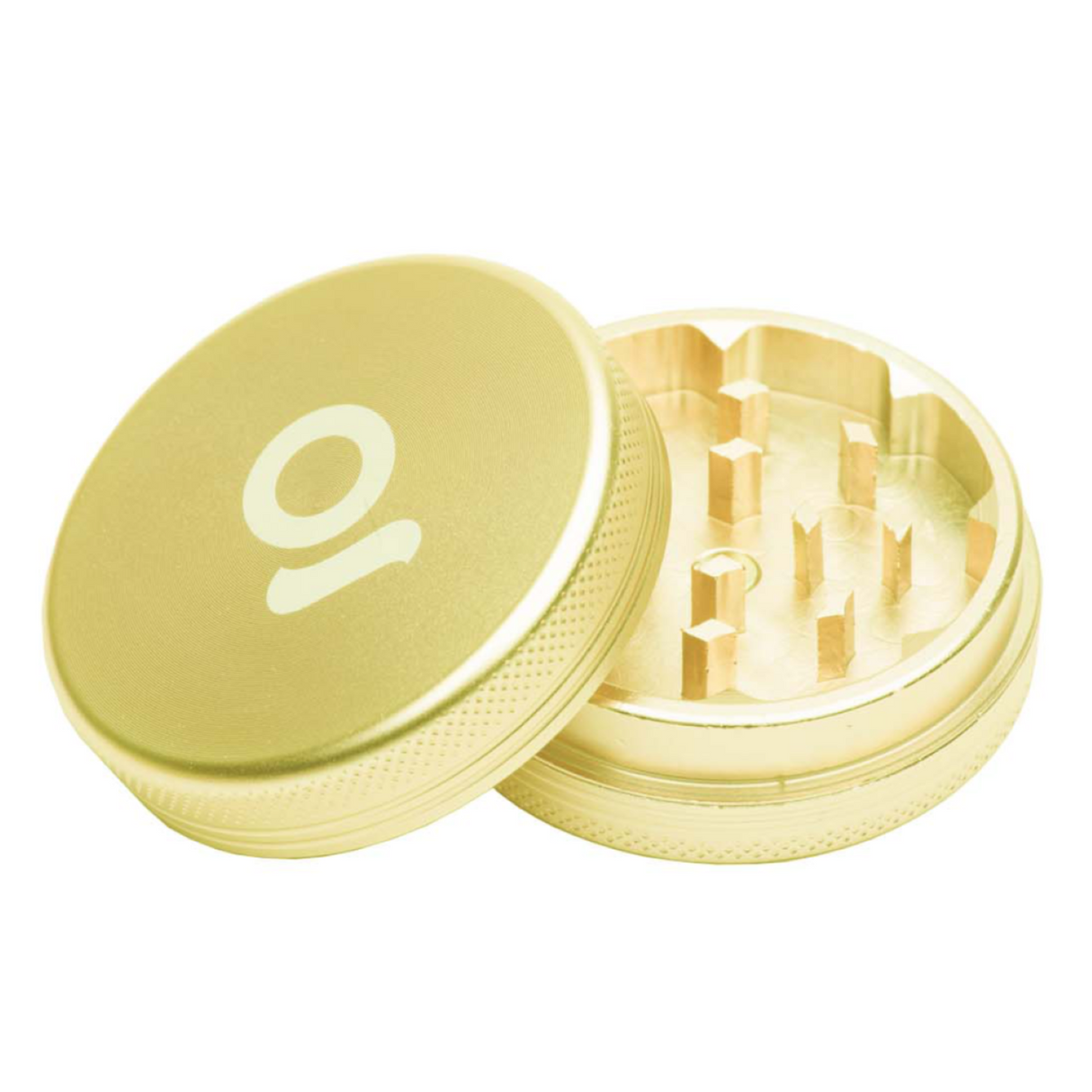 Ongrok 2-Piece Metal Grinder Gold