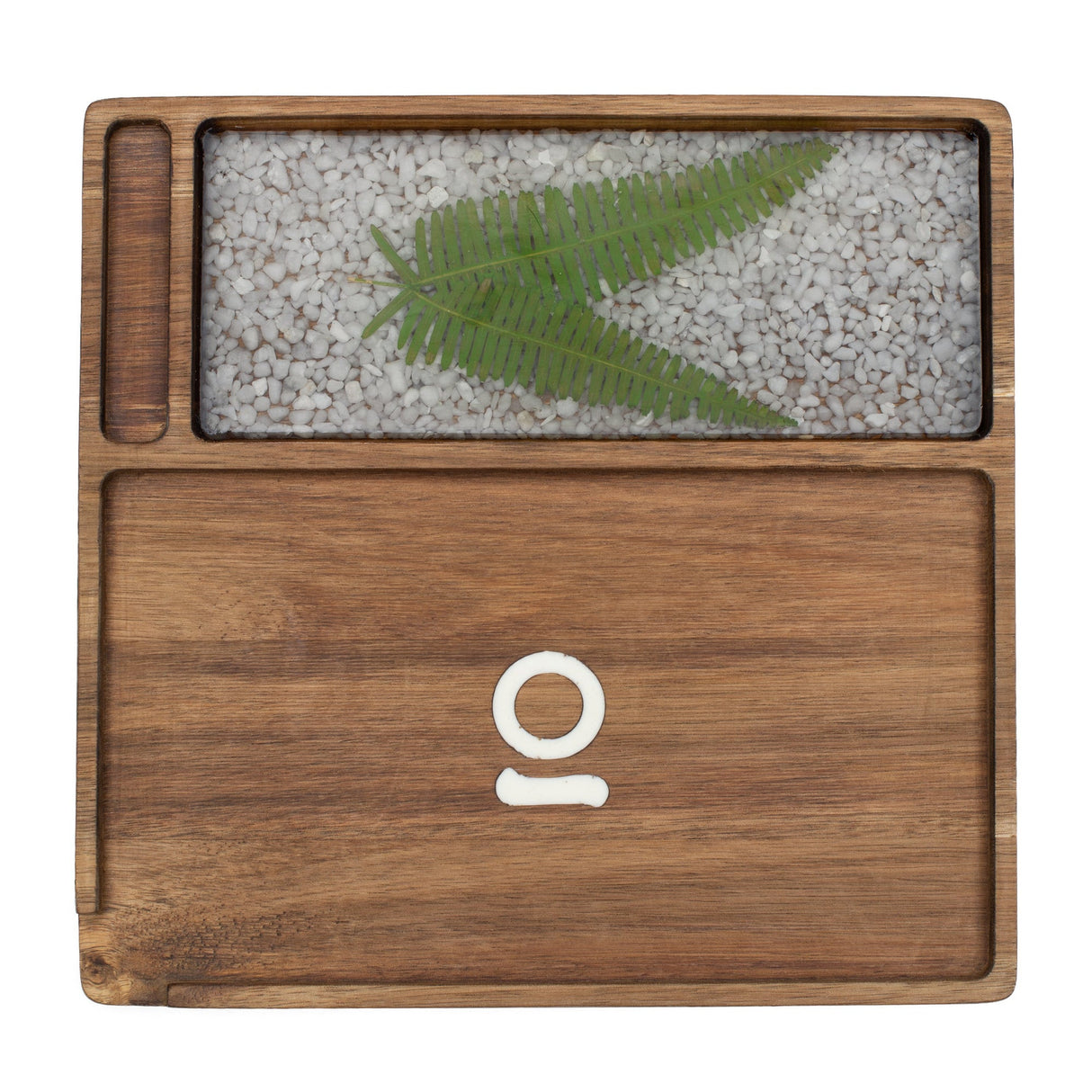 Ongrok Acacia Wood Rolling Tray Leaf