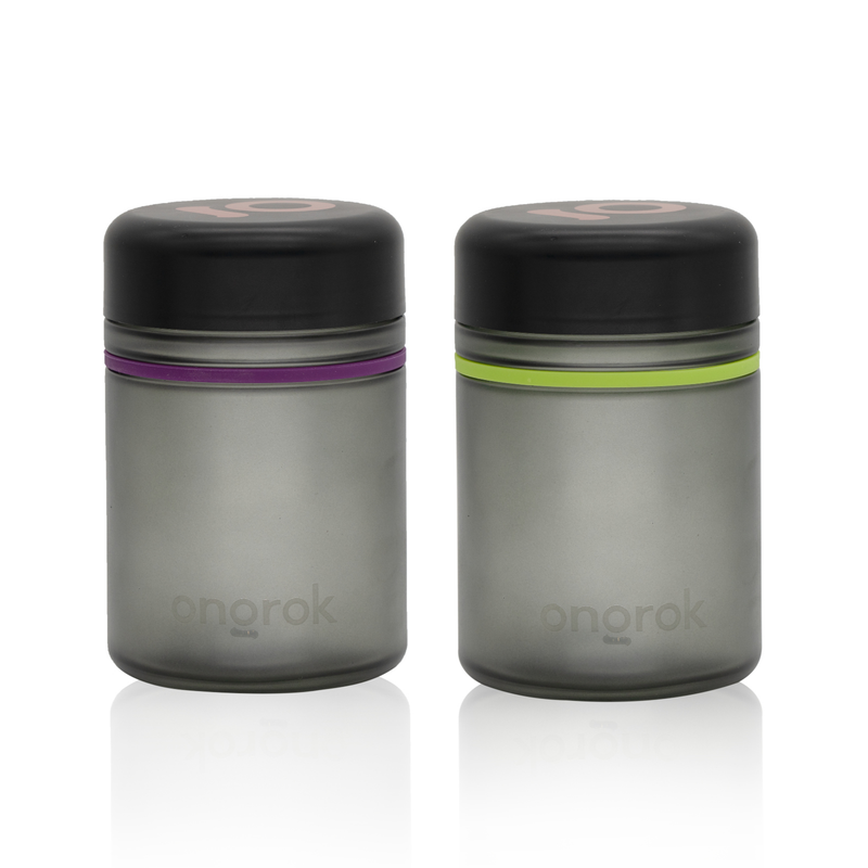 Ongrok Glass Storage Jars 2-Pack