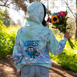 VIBES Earth Day Tie Dye Hoodie