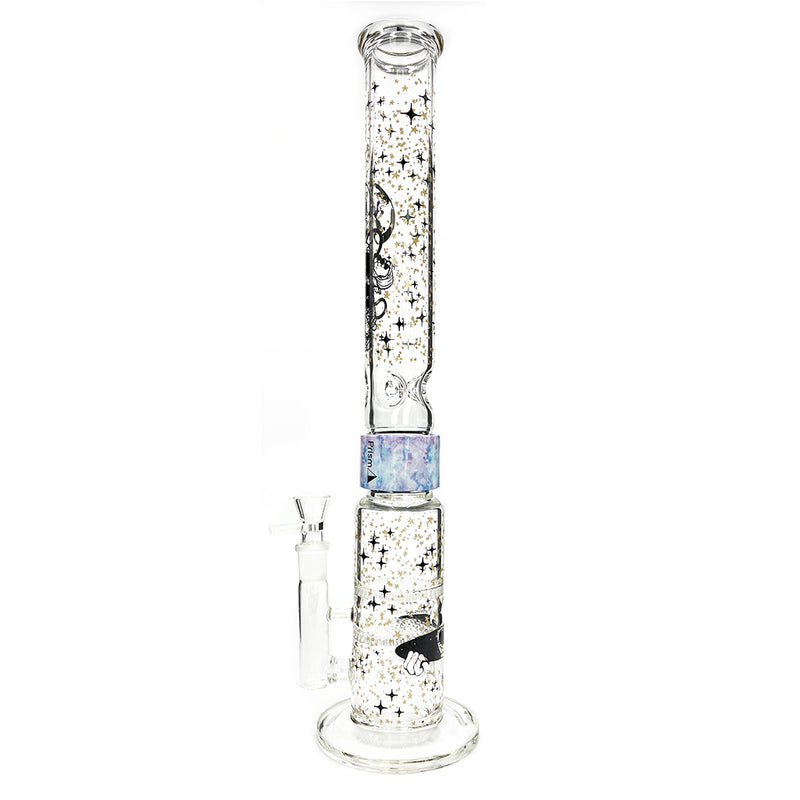 Prism Pipes 19” Spaced Out Honeycomb Perc Straight Tube Bong