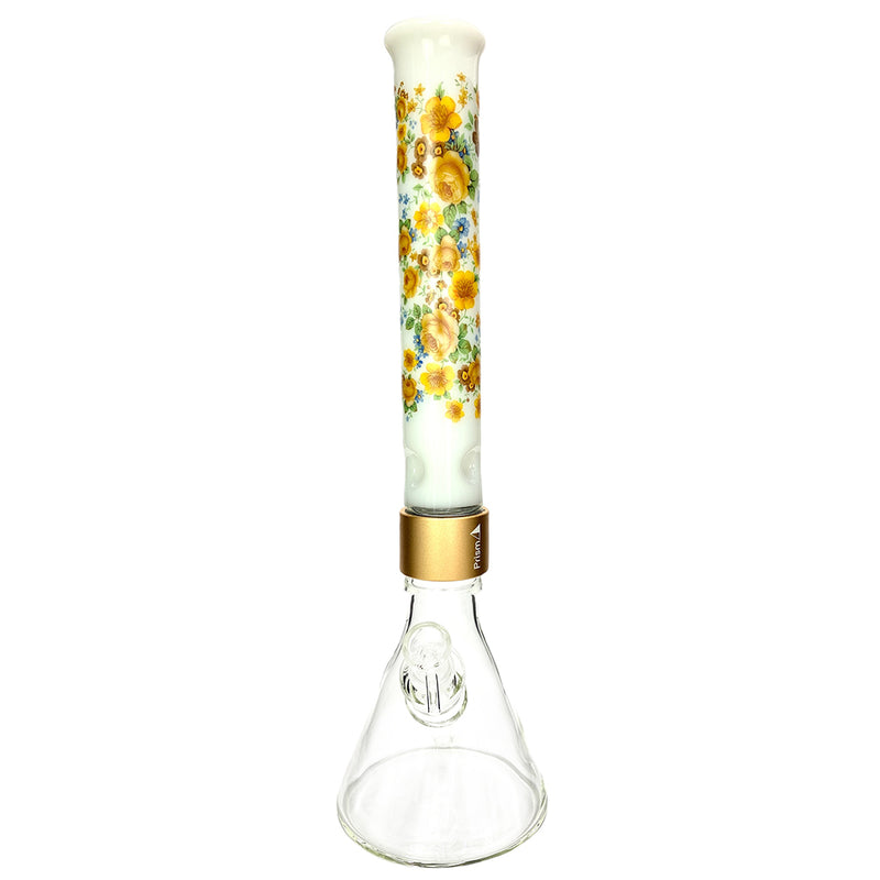 Prism Pipes 18” Vintage Floral Beaker Bong