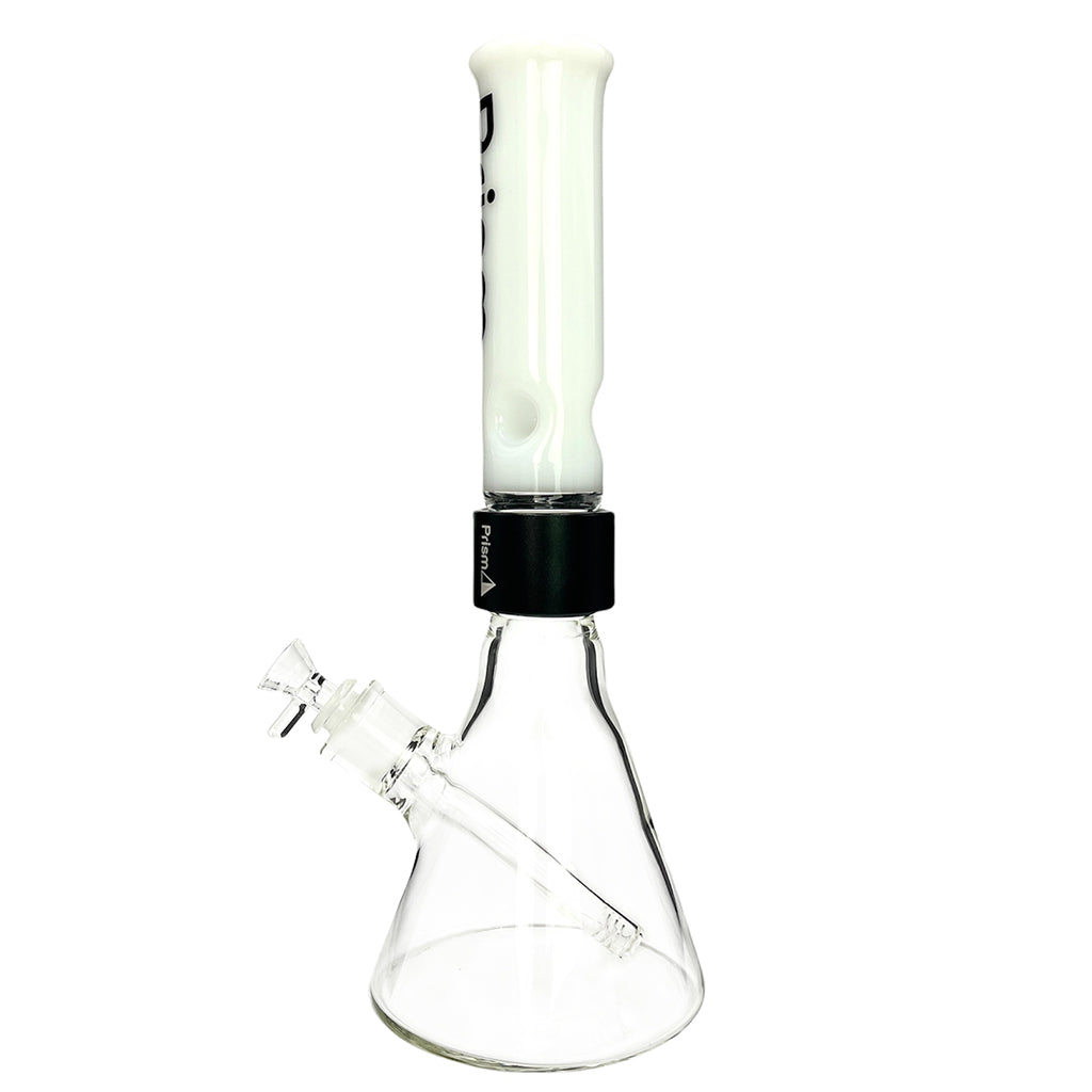 Prism Pipes 14” White Prism Beaker Bong