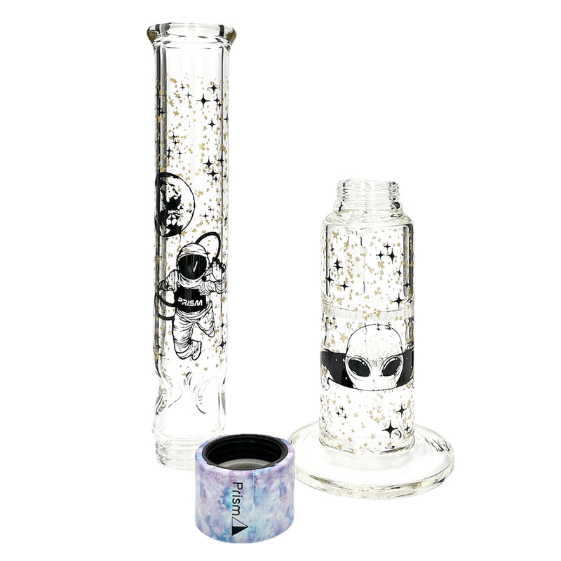 Prism Pipes 19” Spaced Out Honeycomb Perc Straight Tube Bong