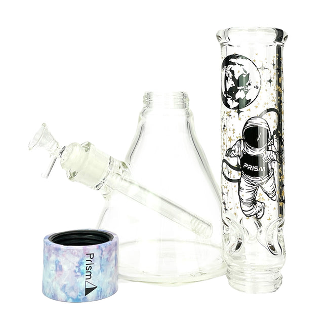 Prism Pipes Tie-Dye Spaced Out Beaker Bong