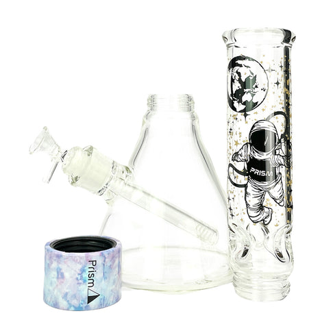 Prism Pipes Tie-Dye Spaced Out Beaker Bong