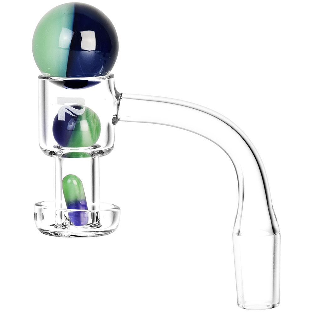 Pulsar Bi-Color Terp Slurper Banger Set Blue & Green