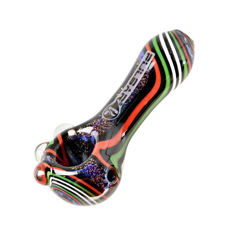 Pulsar Cosmic Journey Spoon Pipe Green & Red