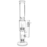 Pulsar Double Stereo Matrix Perc Bong White