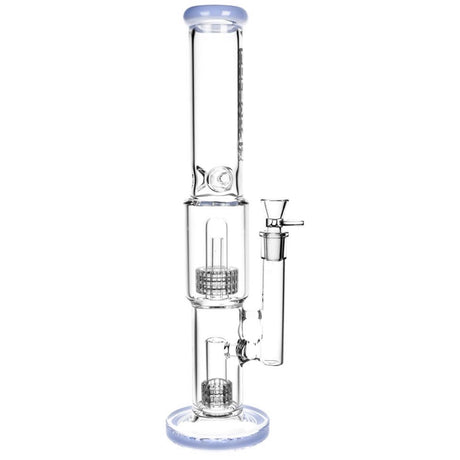 Pulsar Double Stereo Matrix Perc Bong Purple