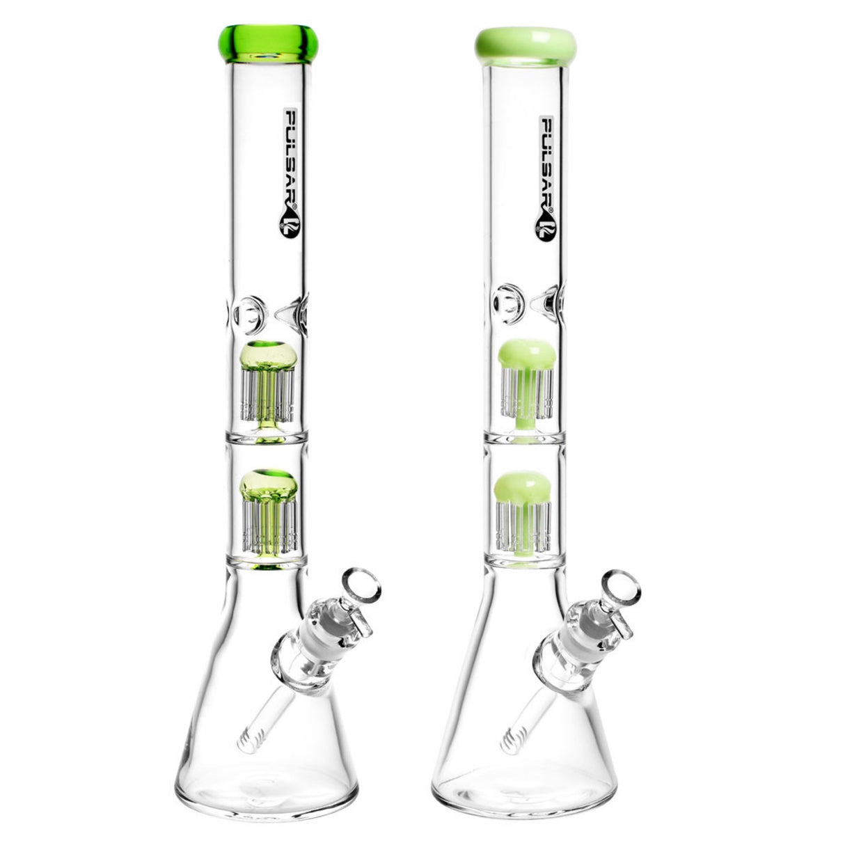 Pulsar 18.5” Dual Jellyfish Perc Water Pipe