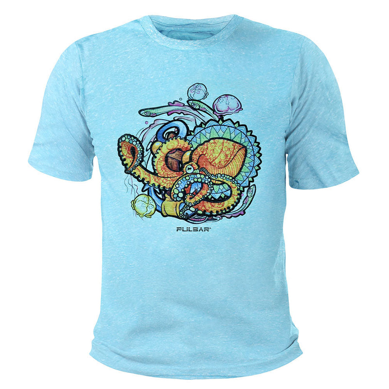 Pulsar Graphic T-Shirt Psychedelic Octopus