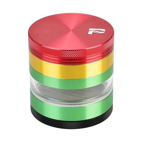 Pulsar Hard Top & Window 2.5" 4-Piece Grinder Rasta