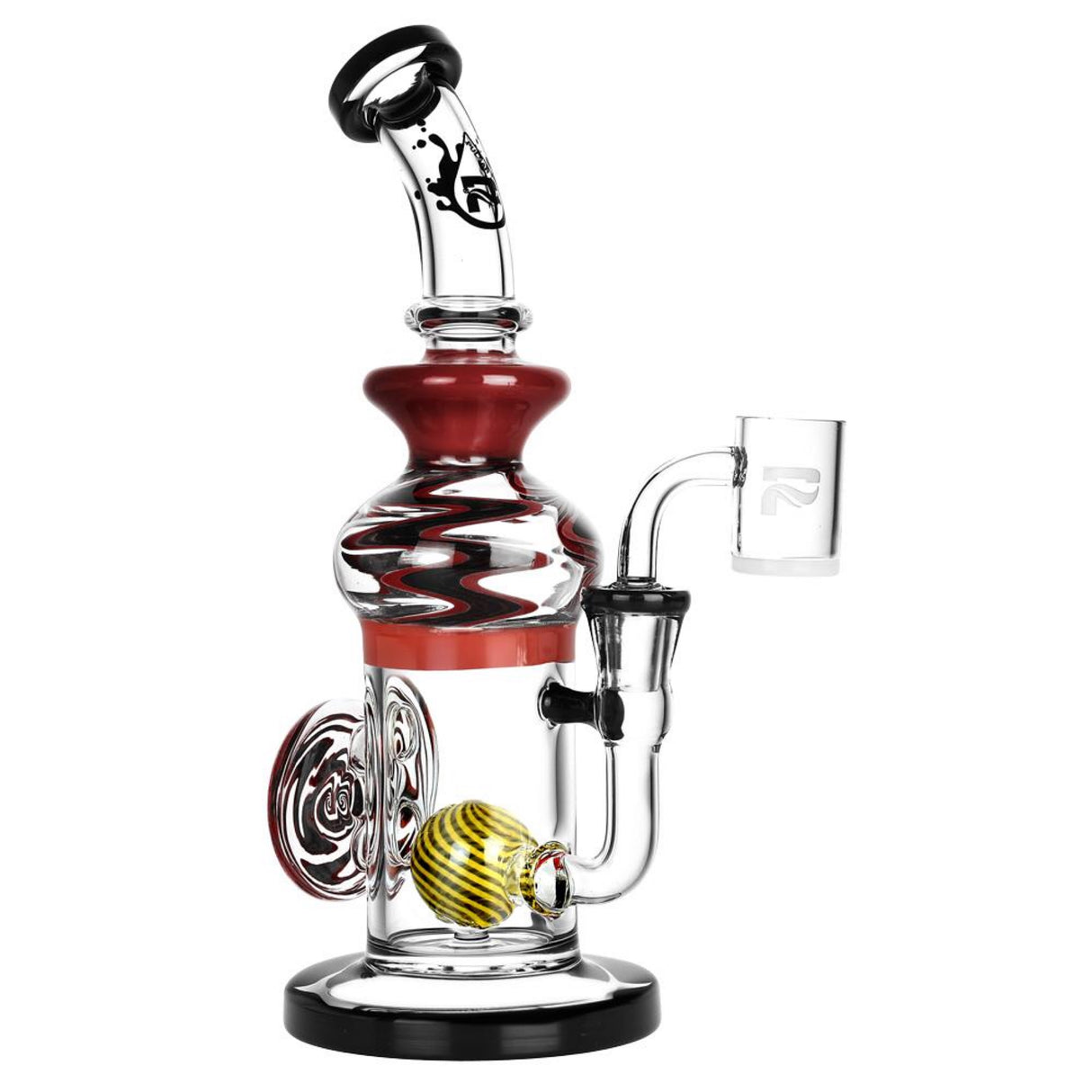 Pulsar 9.5” High Contrast Ball Perc Dab Rig