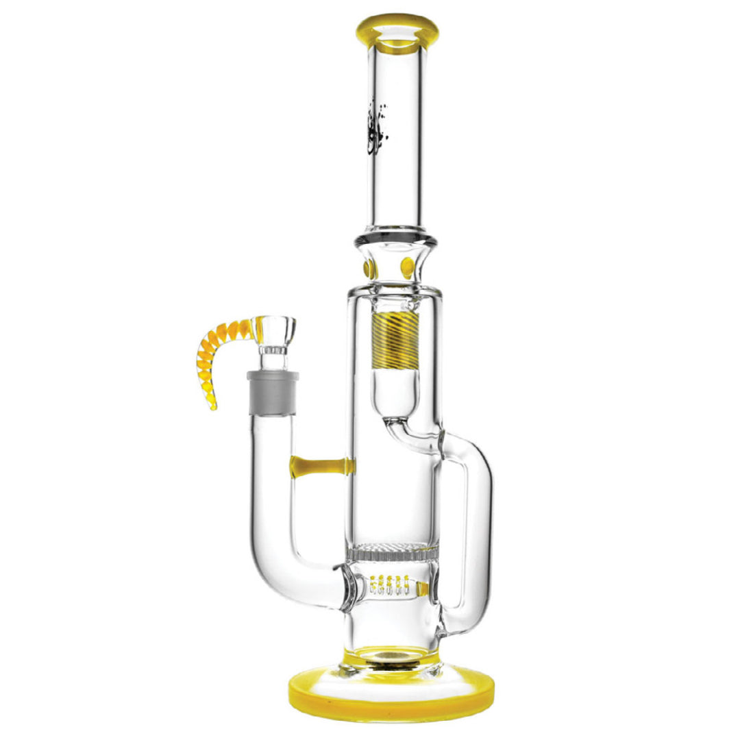 Pulsar 15” Inline Recycler Honeycomb Perc Bong