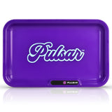 Pulsar LED Rolling Tray Pulsar Logo Purple