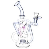 Pulsar Quad Tube Recycler Bong Purple & Pink