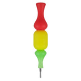 Pulsar RIP Silicone Dab Straw Rasta