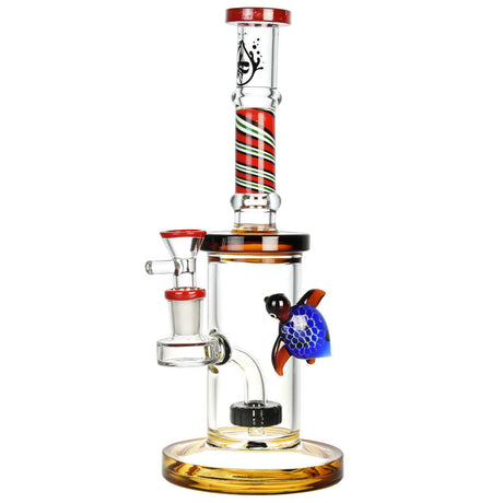 Pulsar Sea Turtle Bong Amber & Red