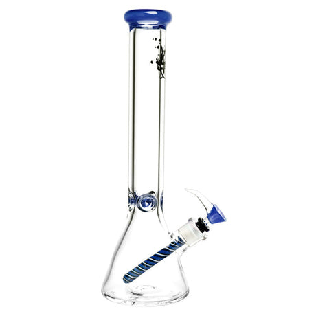 Pulsar Spiral Beaker Bong Blue