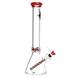 Pulsar Spiral Beaker Bong Red